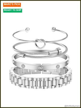 Gold Plated CZ Bangle Bracelet Stackable Tennis Bracelet Gift for Her